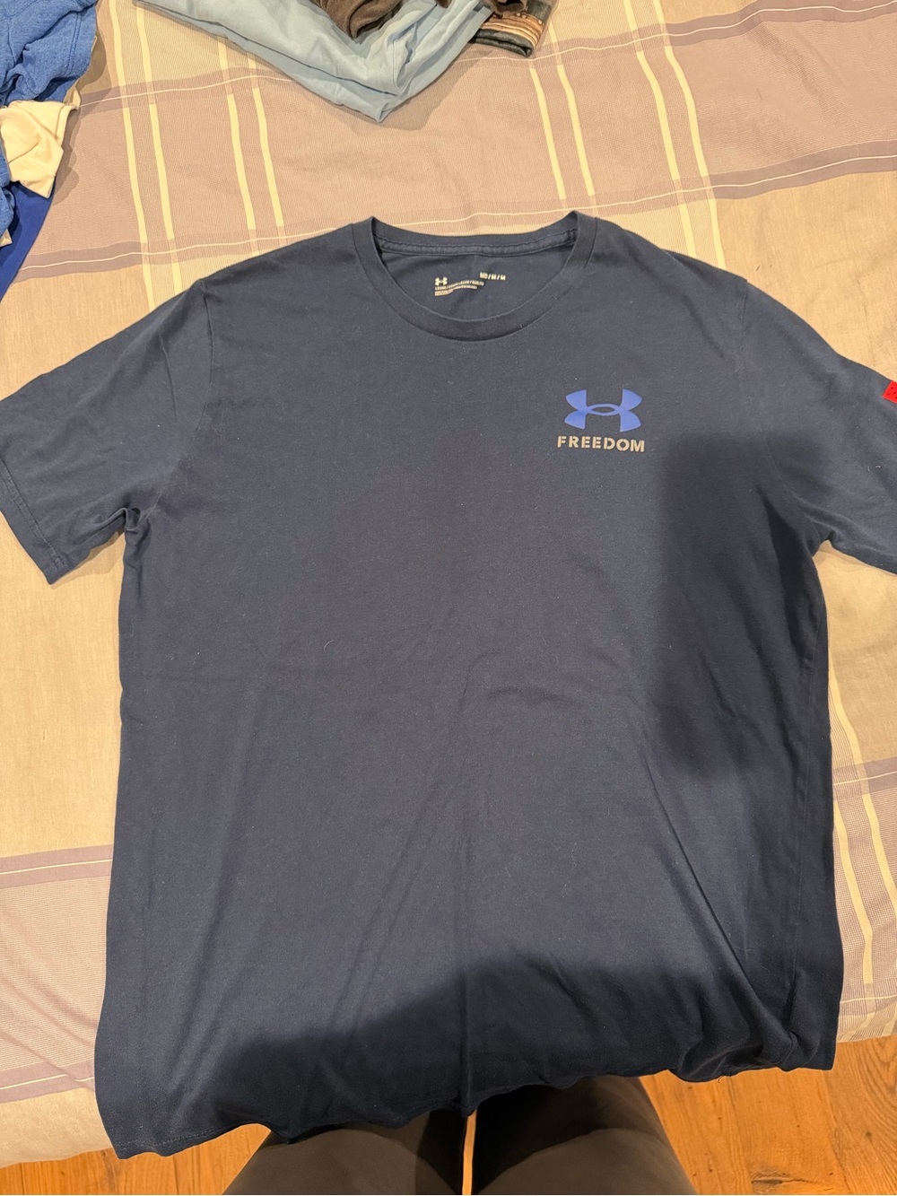 Under Armour Men’s Navy Freedom Logo Short Sleeve Tee